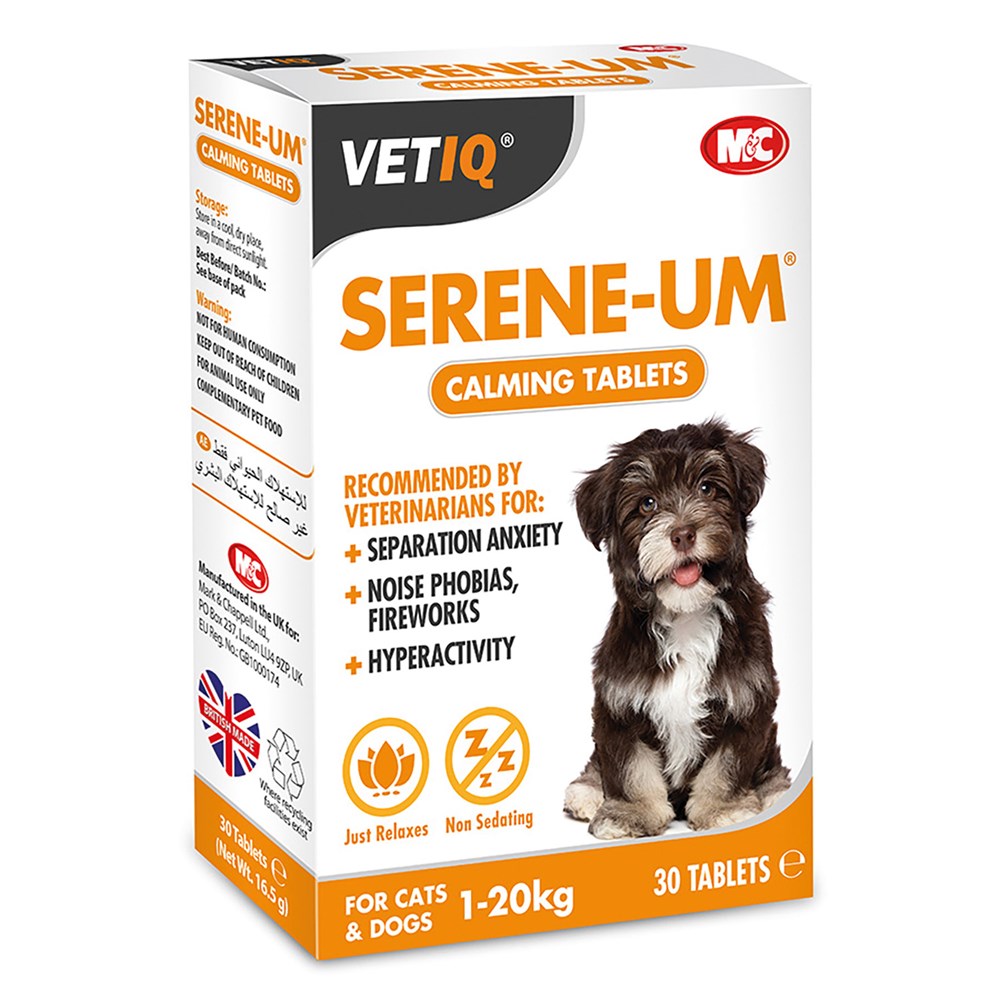 Serene-Um Dog and Cat Calmer 30 Tablets