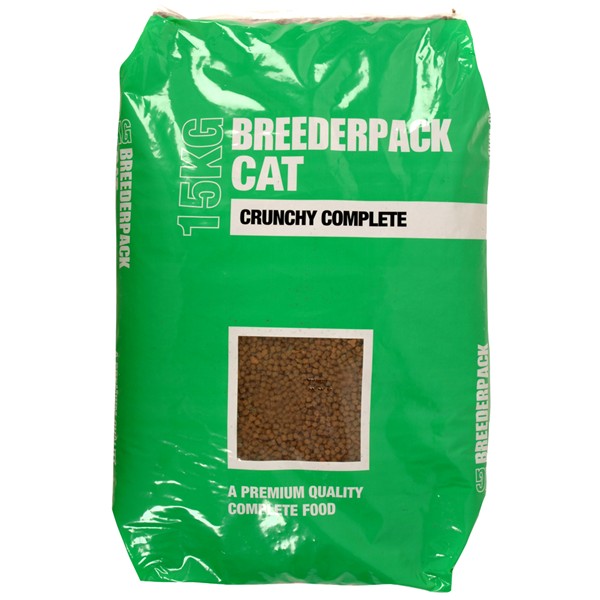Breederpack Complete Crunchy Cat Food 15Kg