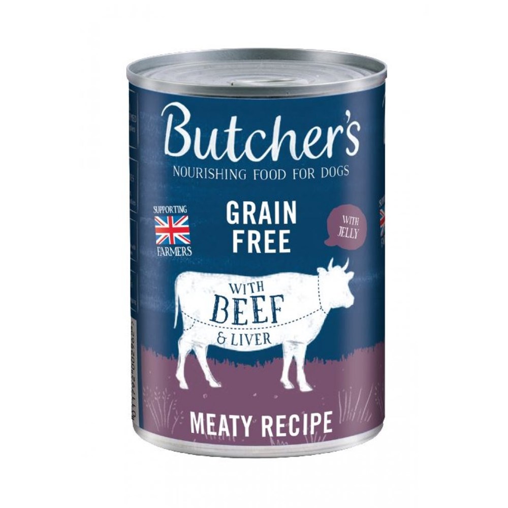 Butchers Beef and Liver CIJ 12 x 400g