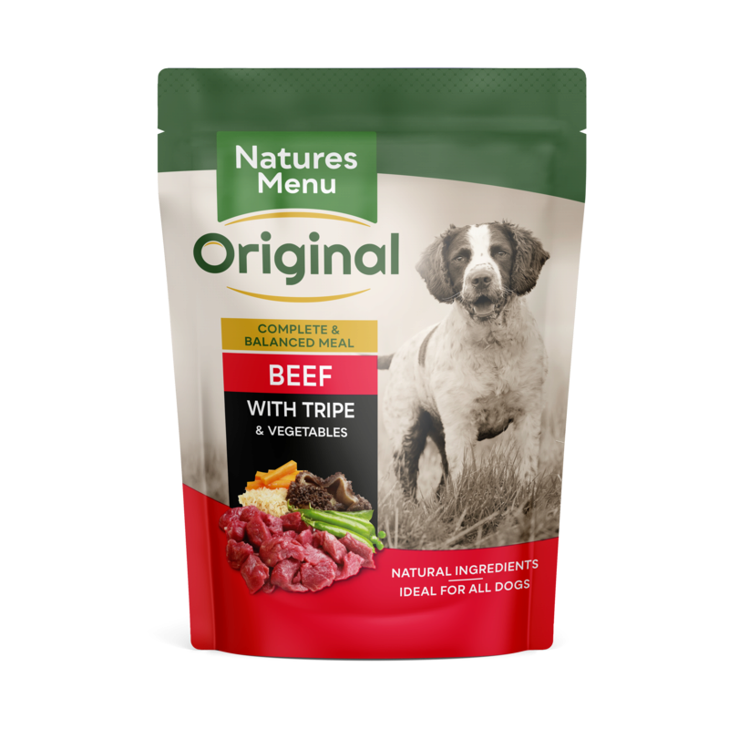Natures Menu Pouch Dog Beef And Tripe 300g