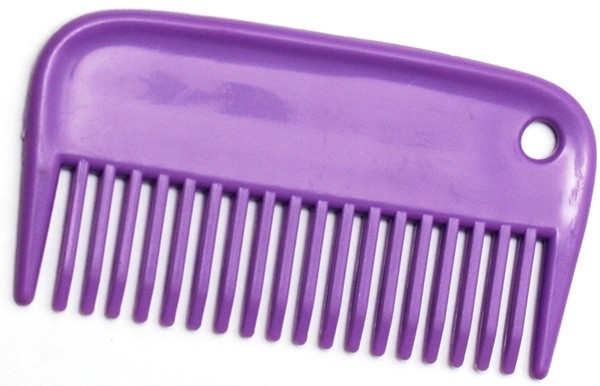 Lincoln Plastic Mane Comb Purple