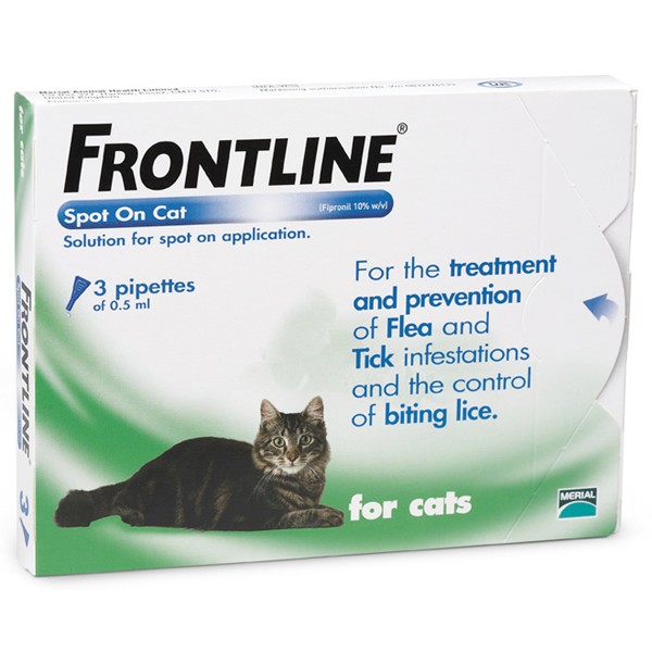 Frontline Spot On Cat 0.5ml (3 pack)