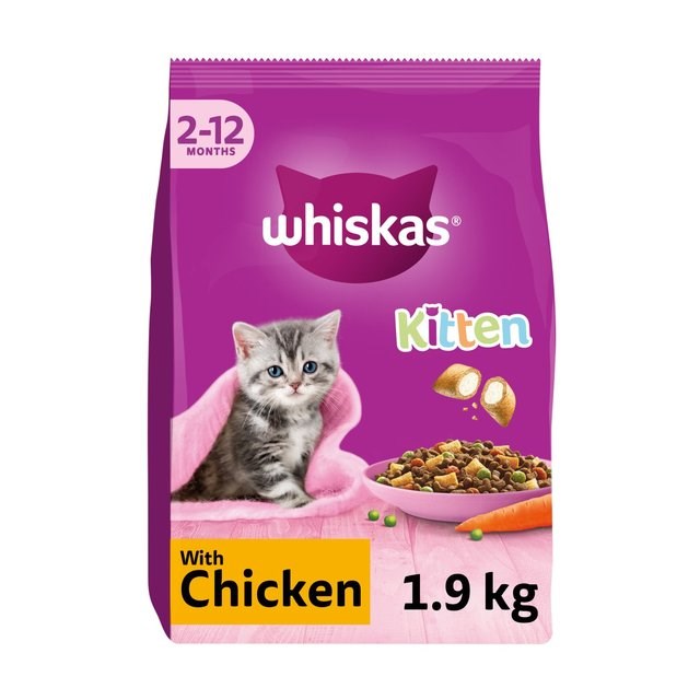 Whiskas Complete Kitten Food With Chicken 2Kg