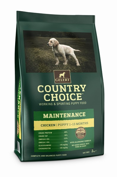 Gelert Country Choice Puppy / Junior Maintenance Dog 2kg