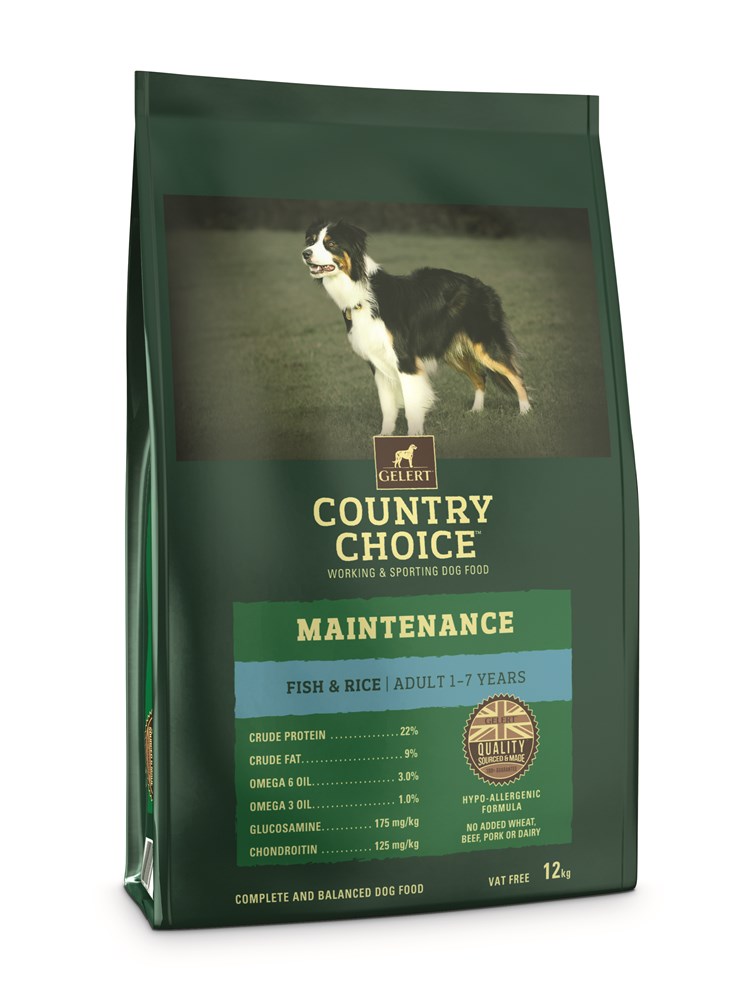 Gelert Country Choice Ocean Fish And Ric Work Dog 12kg