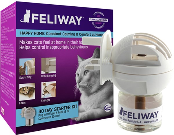 Feliway Diffuser Starter Kit Cat Calming Solutions Farm & Pet Place