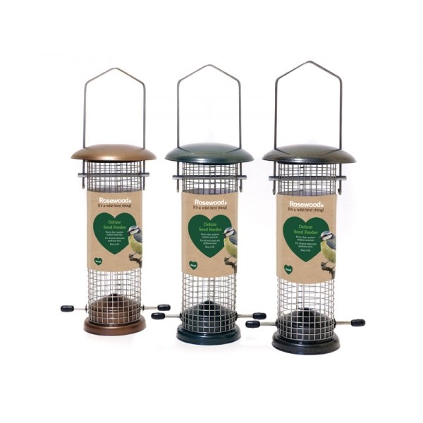 Deluxe Small Nut Feeder (assorted Colours)