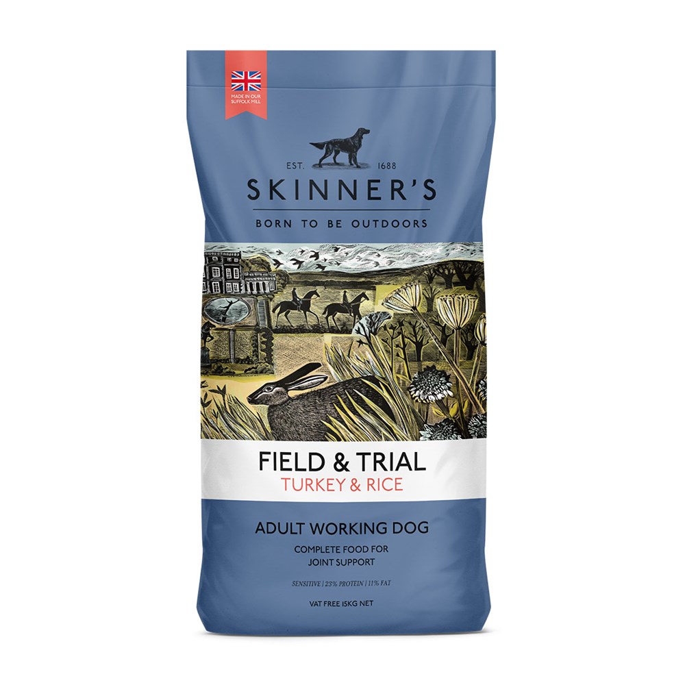 Skinners Field and Trial Turkey and Rice 15kg