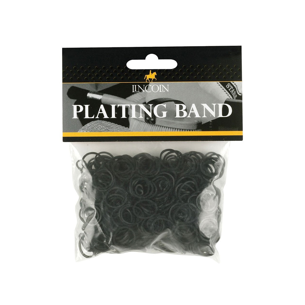 Lincoln Plaiting Bands Black