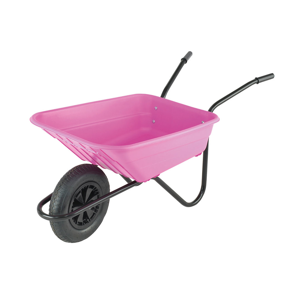 Multi-Purpose Wheelbarrow Pink 90Lt