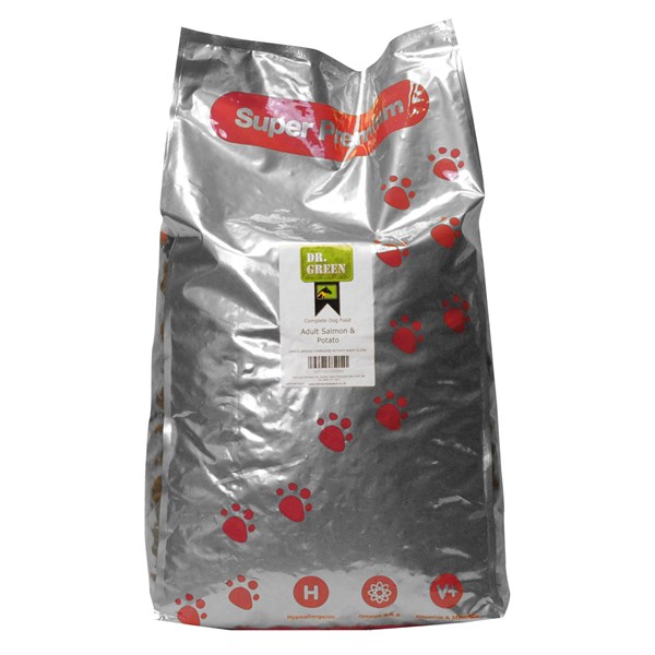 Dr Green Super Premium Dog Salmon & Potato Dog Food 12kg