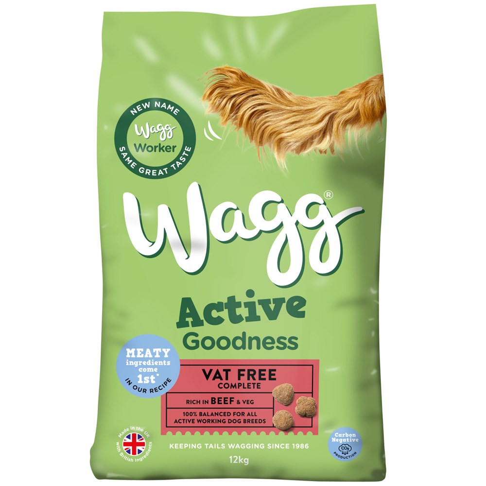 Wagg Complete Worker with Beef and Veg 16kg