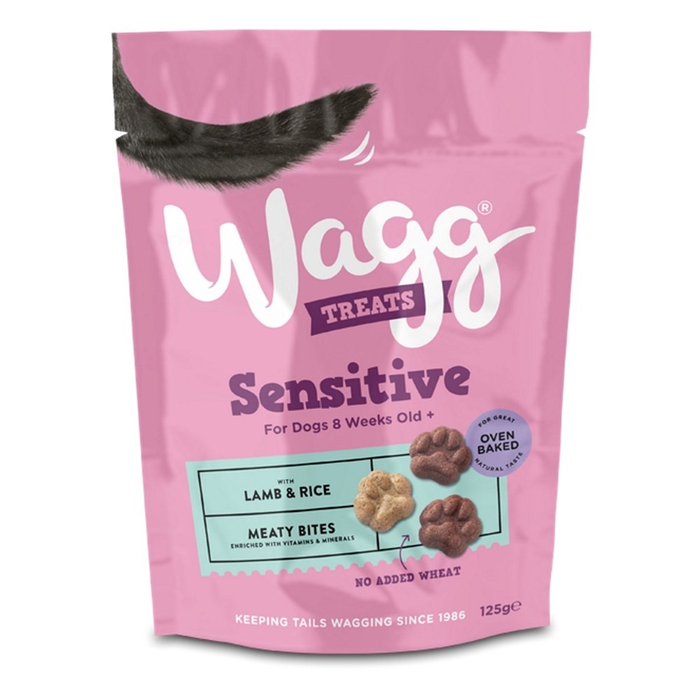 Wagg Sensitive Treats with Lamb and Rice 125g