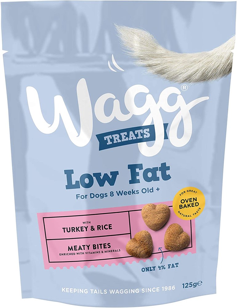 Wagg Low Fat Treats with Turkey and Rice 125g
