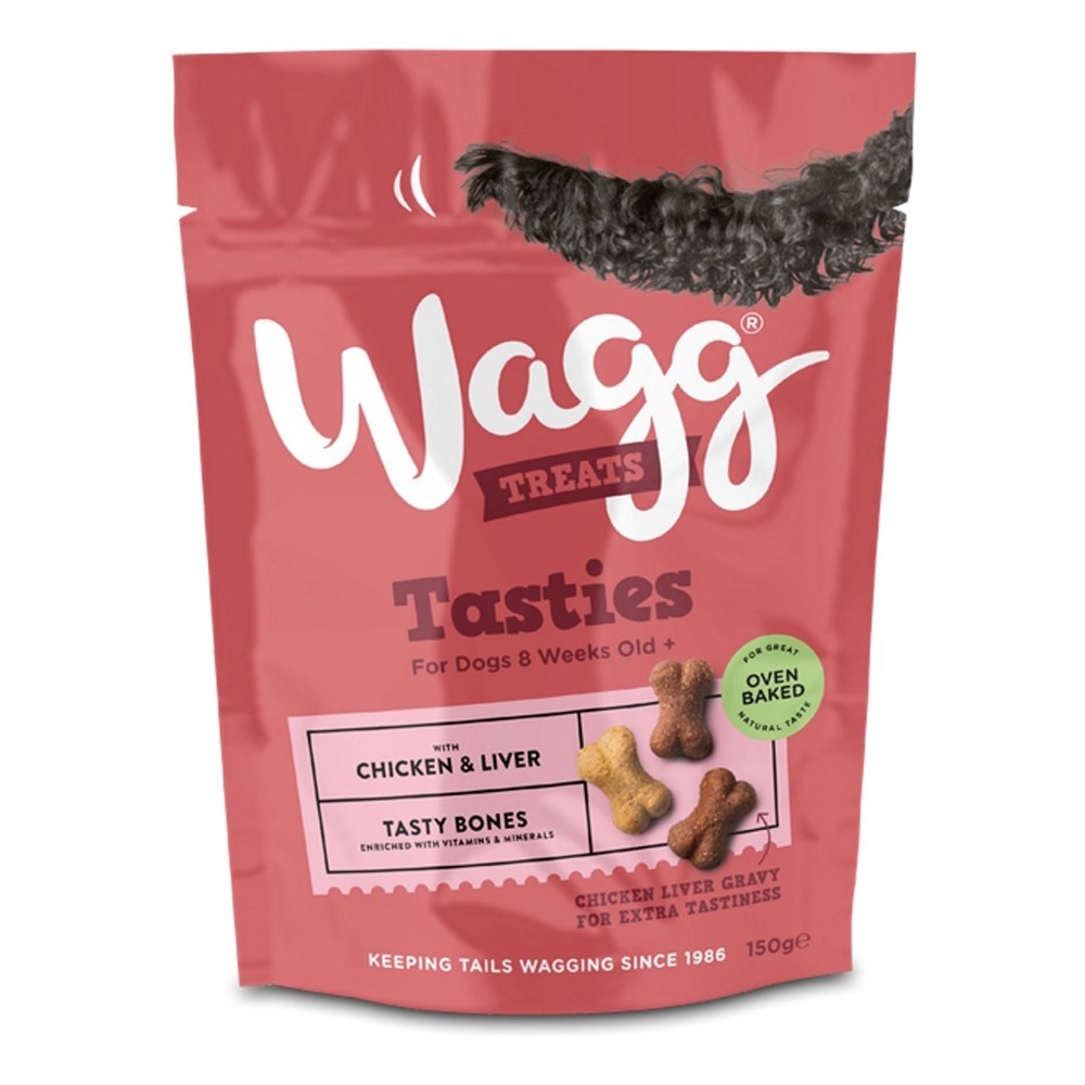 Wagg Tasty Bones with Chicken and Liver 150g