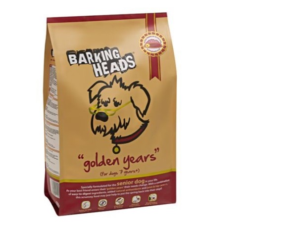 Barking Heads Senior Golden Year Dog Food 2kg