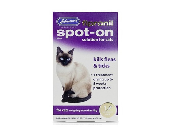 Johnsons Spot On For Cats 1 x 50mg