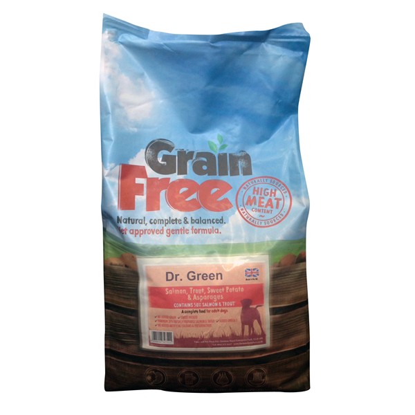 Dr Green Grain Free Salmon Dog Food 12kg