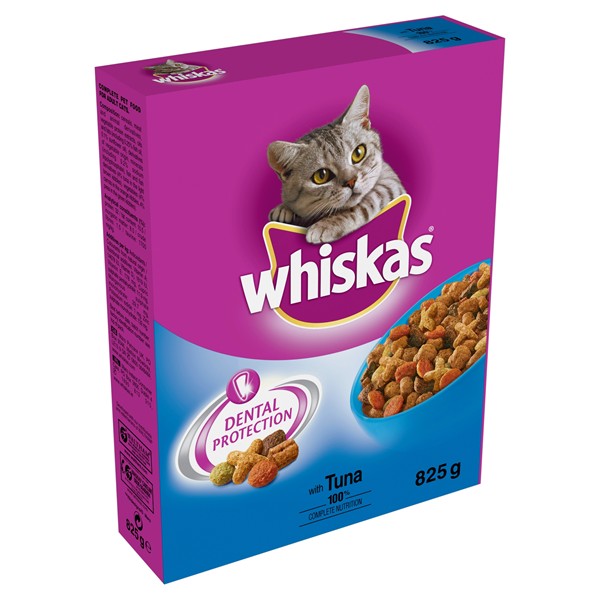 Whiskas Dry With Tuna 825g