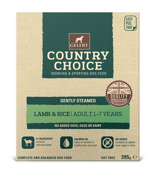 Gelert Country Choice Tray Lamb 395g