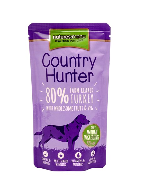 Country Hunter Dog 80% Turkey 150g