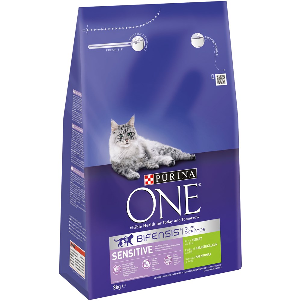 One Sensitive Cat Turkey and Rice 3kg Purina One Farm & Pet Place