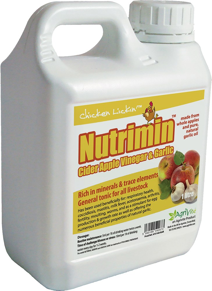 Nutrimin Cider Vinegar + Garlic 1L