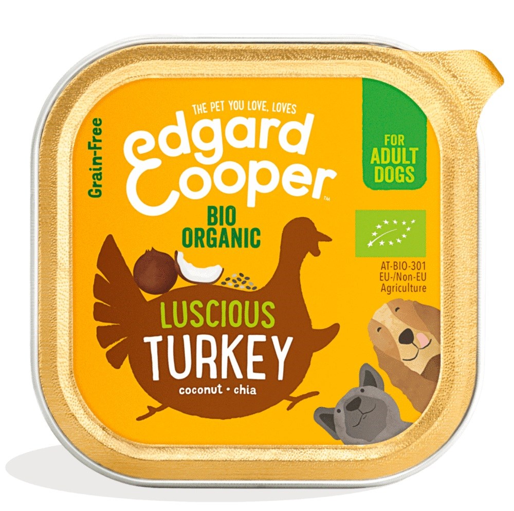 Edgard and Cooper Adult Organic Turkey 100g