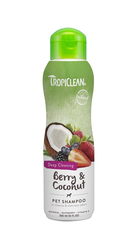 Tropiclean Berry and Coconut Shampoo 355ml