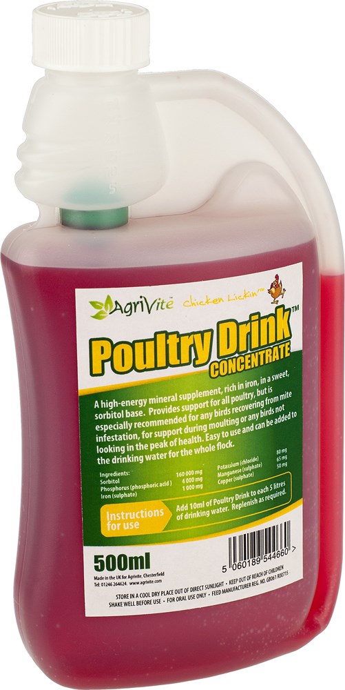 Agrivite Poultry Drink Concentrate 500ml