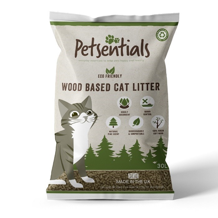 Petsentials Wood Pellet Cat Litter 30L