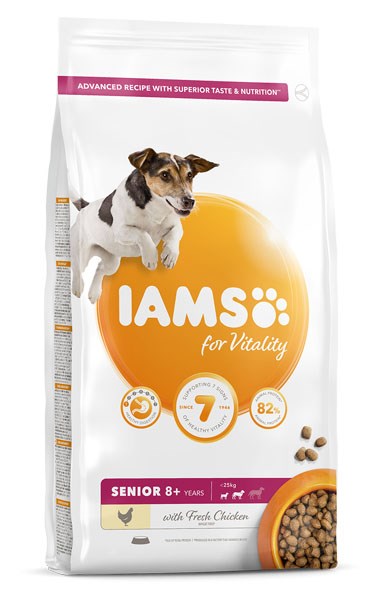 IAMS Vitality Senior Dog - Small/Medium - 12kg