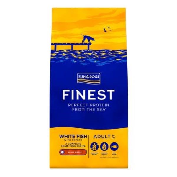 Fish4Dogs Finest Ocean White Fish Adult Small Bite 1.5kg
