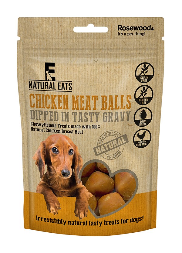 Natural Eats Chicken Meat Balls and Gravy 100g