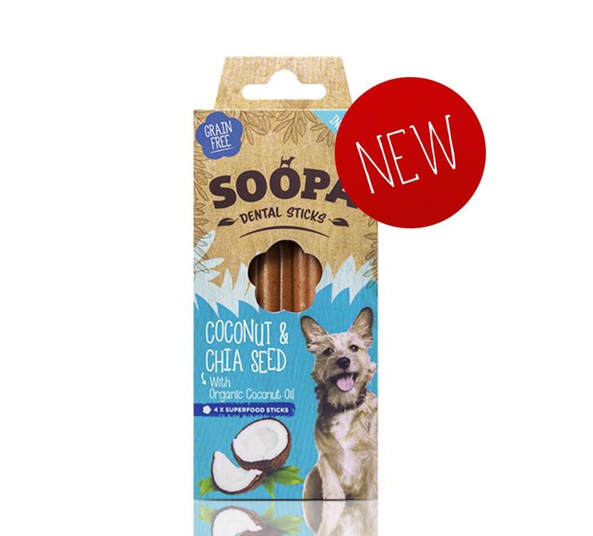 Soopa Dental Coconut & Chia Seed - 100g