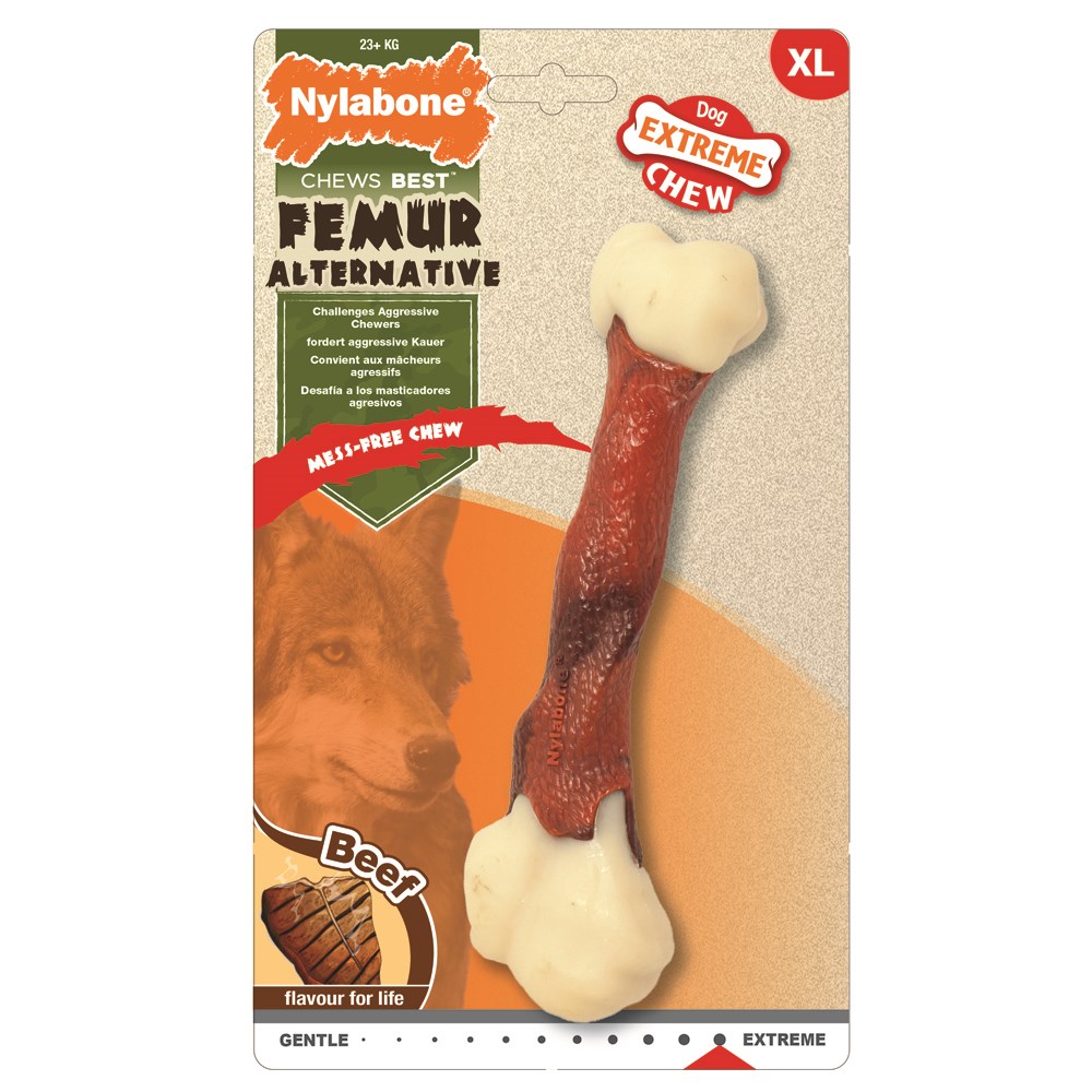 Nylabone Extreme Chew Femur Beef XL
