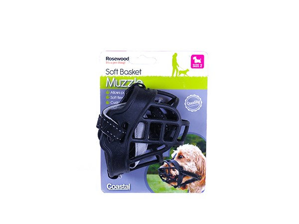 Softbasket Muzzle Black Size 2
