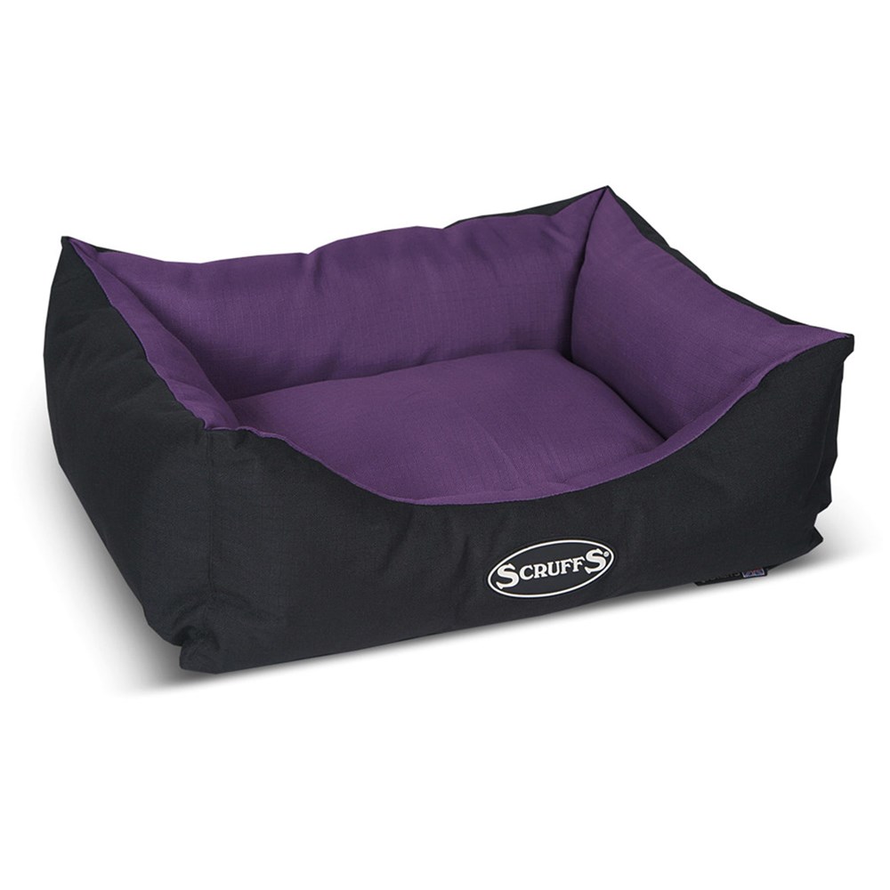 Scruffs Expedition Box Bed Plum Small