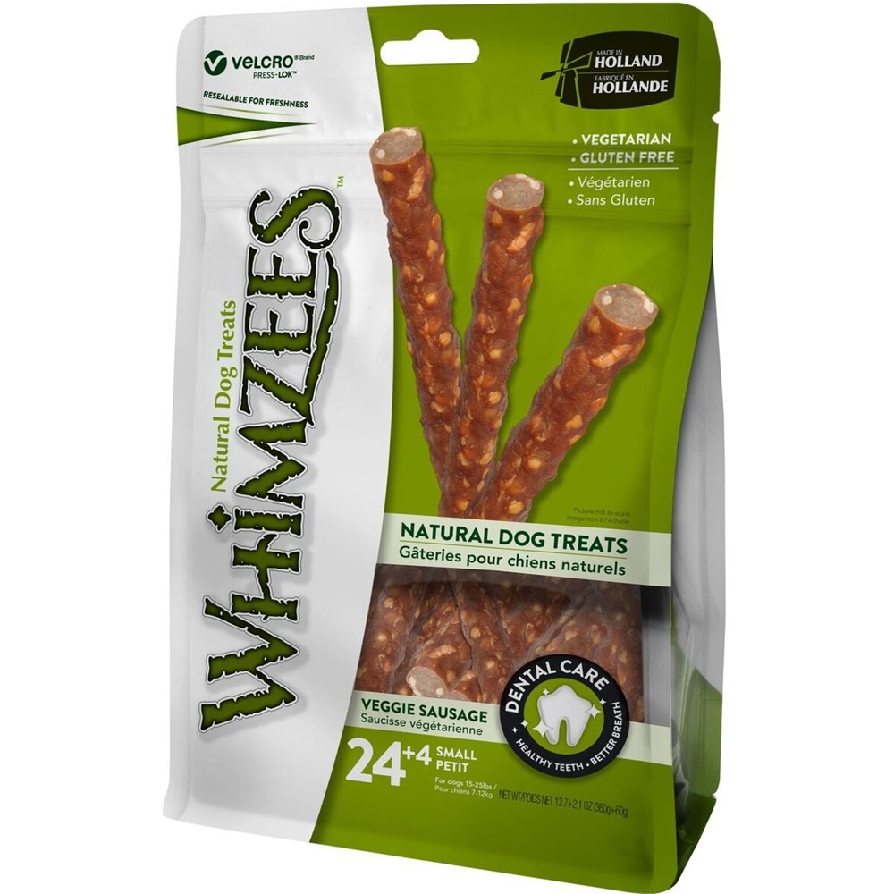 Whimzees Veggie Sausage Small - 28 pack