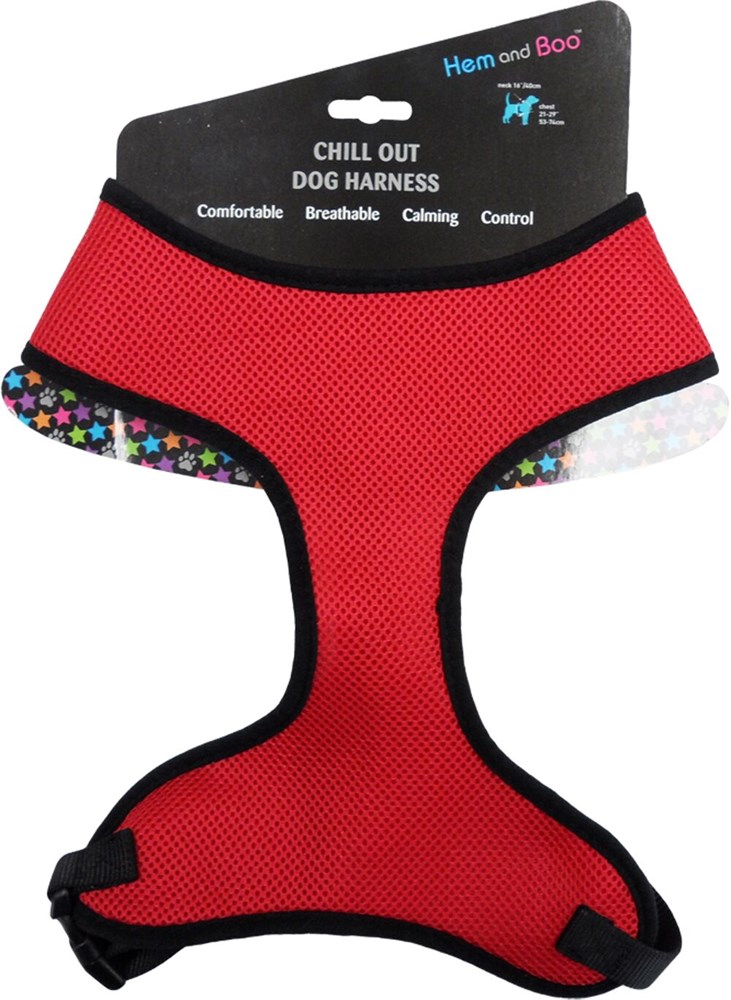 Soft Mesh Harness Red Large