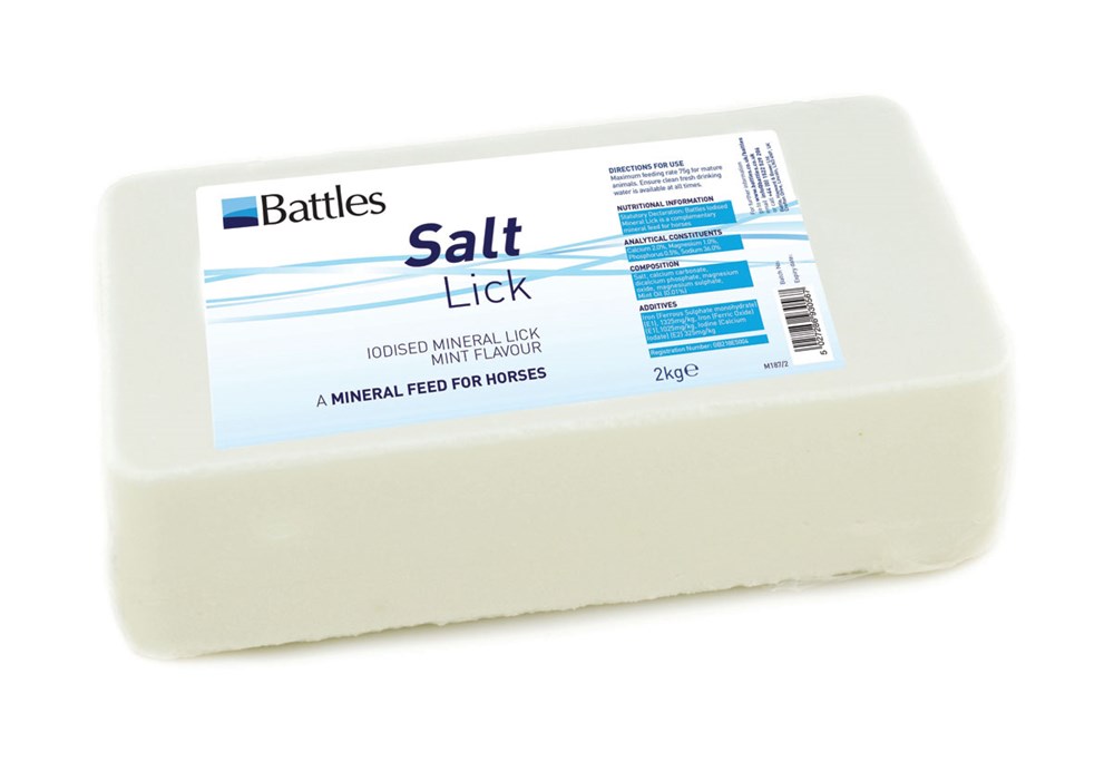 Battles Salt Lick 2kg Mint