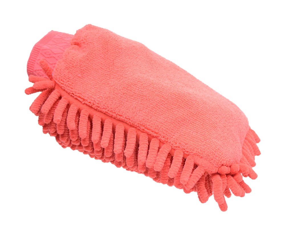 Lincoln Microfibre Grooming Mitt Red
