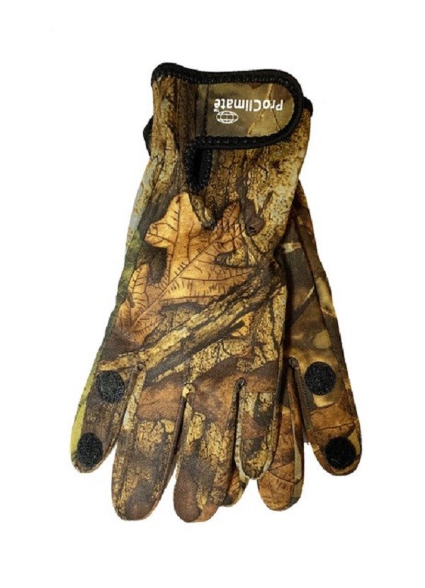 Oakwell Camouflage Neoprene Gloves