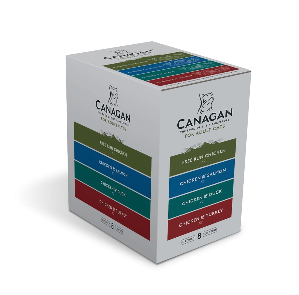 Canagan Cat Pouch Multipack 8 x 85g