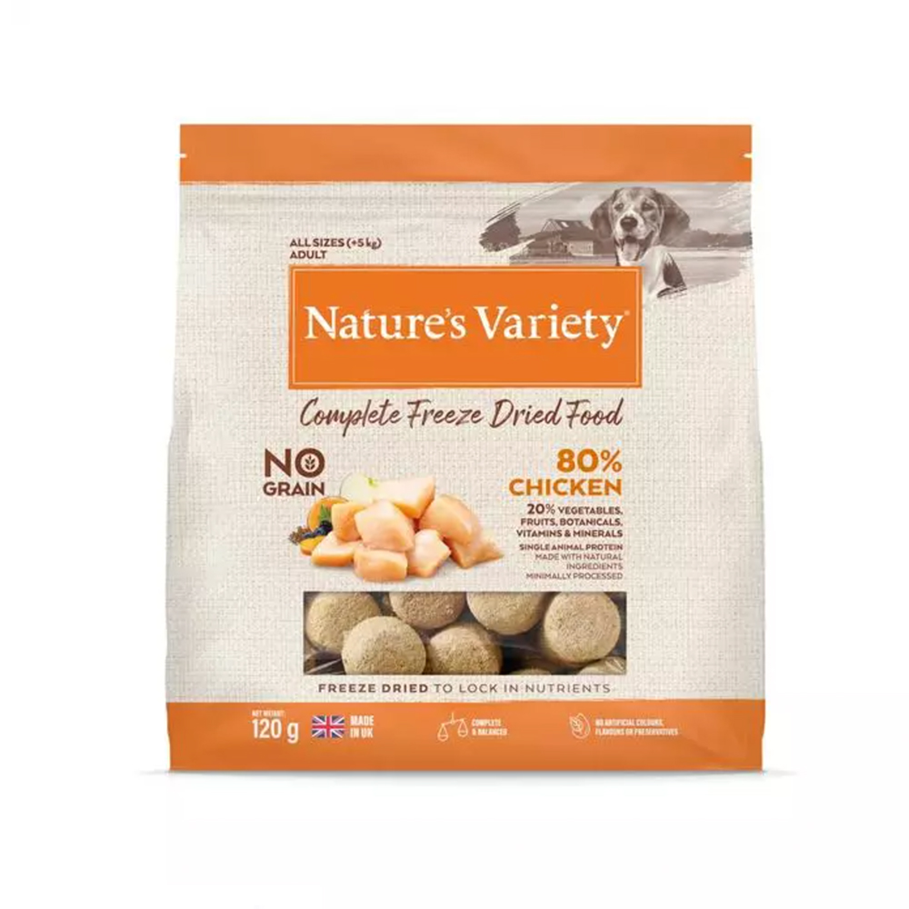 Nature's Variety Complete Freeze Dried Dog Food Chicken