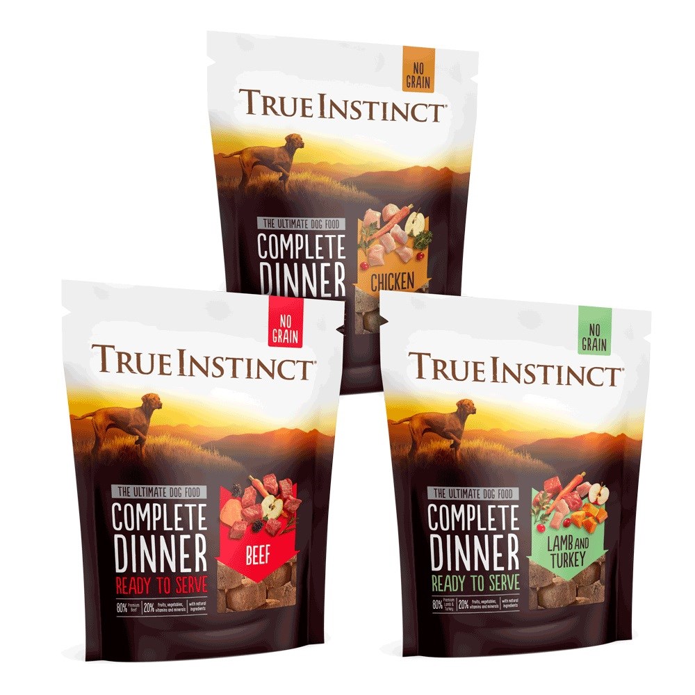 True Instinct Freeze Dried Complete Meals Mutipack 6 X 120g Natural Dog Food Farm Pet Place
