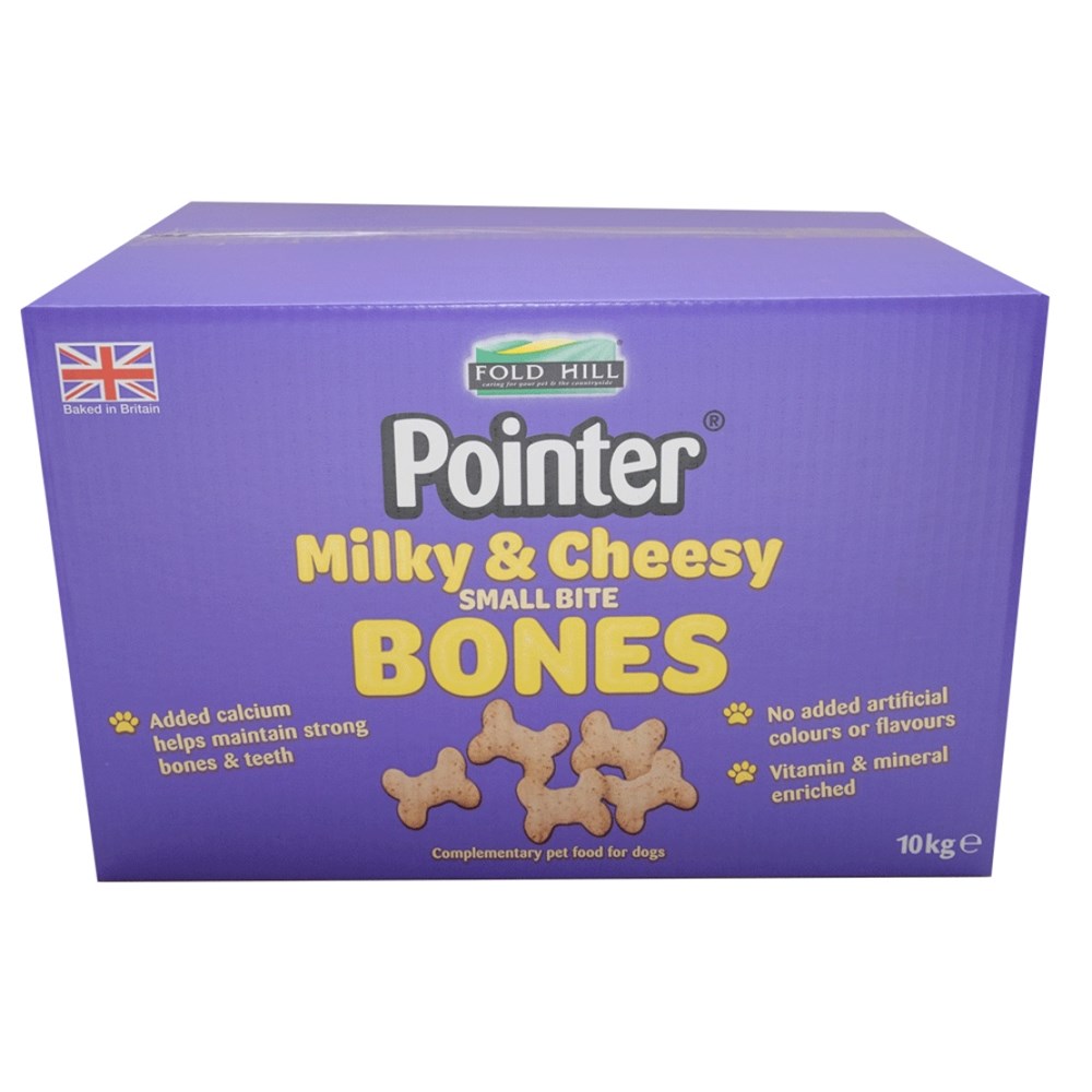Pointer Milky & Cheese Bones - 10kg Box