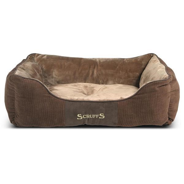 Scruffs Chester Box Bed Chocolate Large