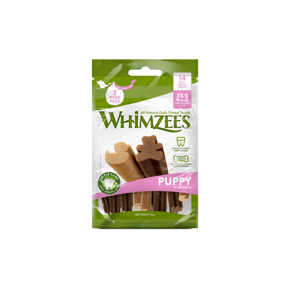 WHIMZEES PUPPY DENTAL CHEW XS/S 14 PACK Dental Dog Chews