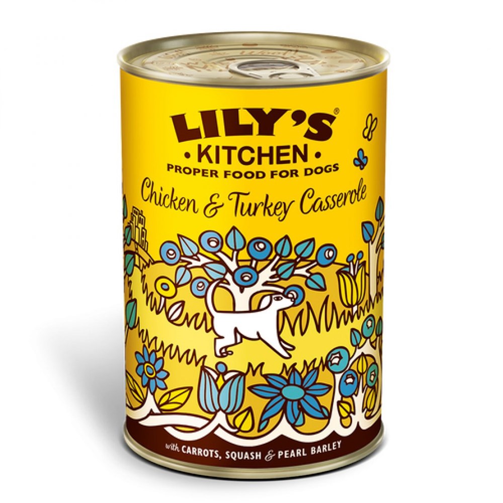 Lilys Kitchen Dog Chicken/Turkey Casserole 400g